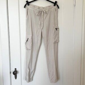 Young Fabulous and Broke YFB Relaxed Tencel Cargo Pants, Size XS